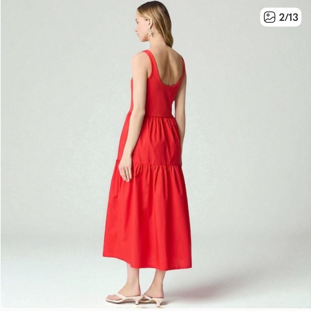 J Crew Factory Mixed Media Dress